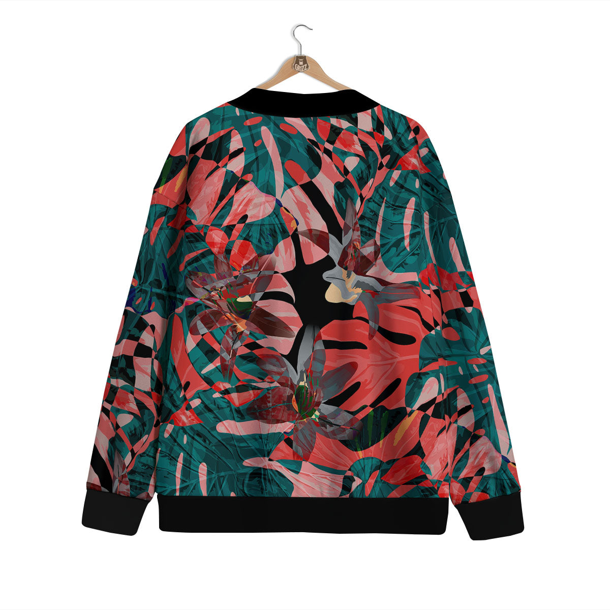 Flower Psychedelic Hawaiian Print Cardigan-grizzshop