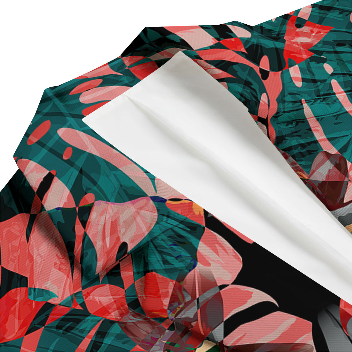 Flower Psychedelic Hawaiian Print Men's Blazer-grizzshop