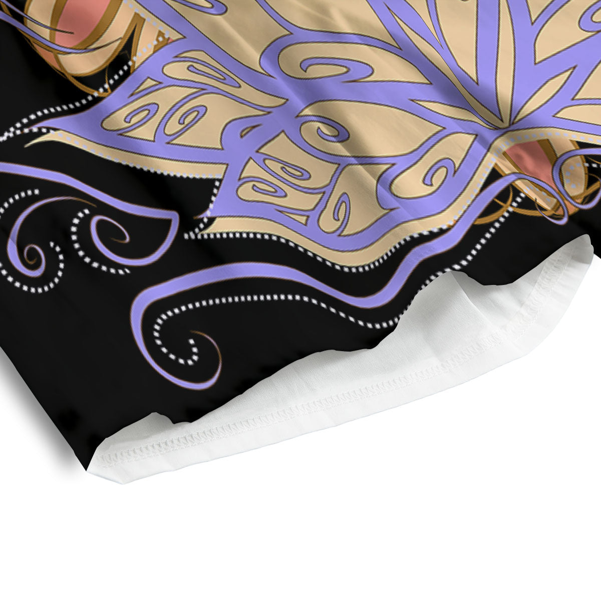 Flower Reiki Chakra Print Men's Athletic Shorts-grizzshop