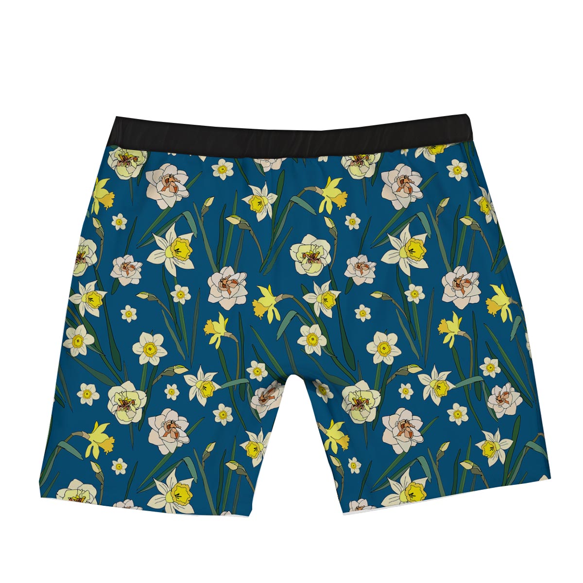 Flower Spring Daffodil Print Pattern Boxer Briefs-grizzshop