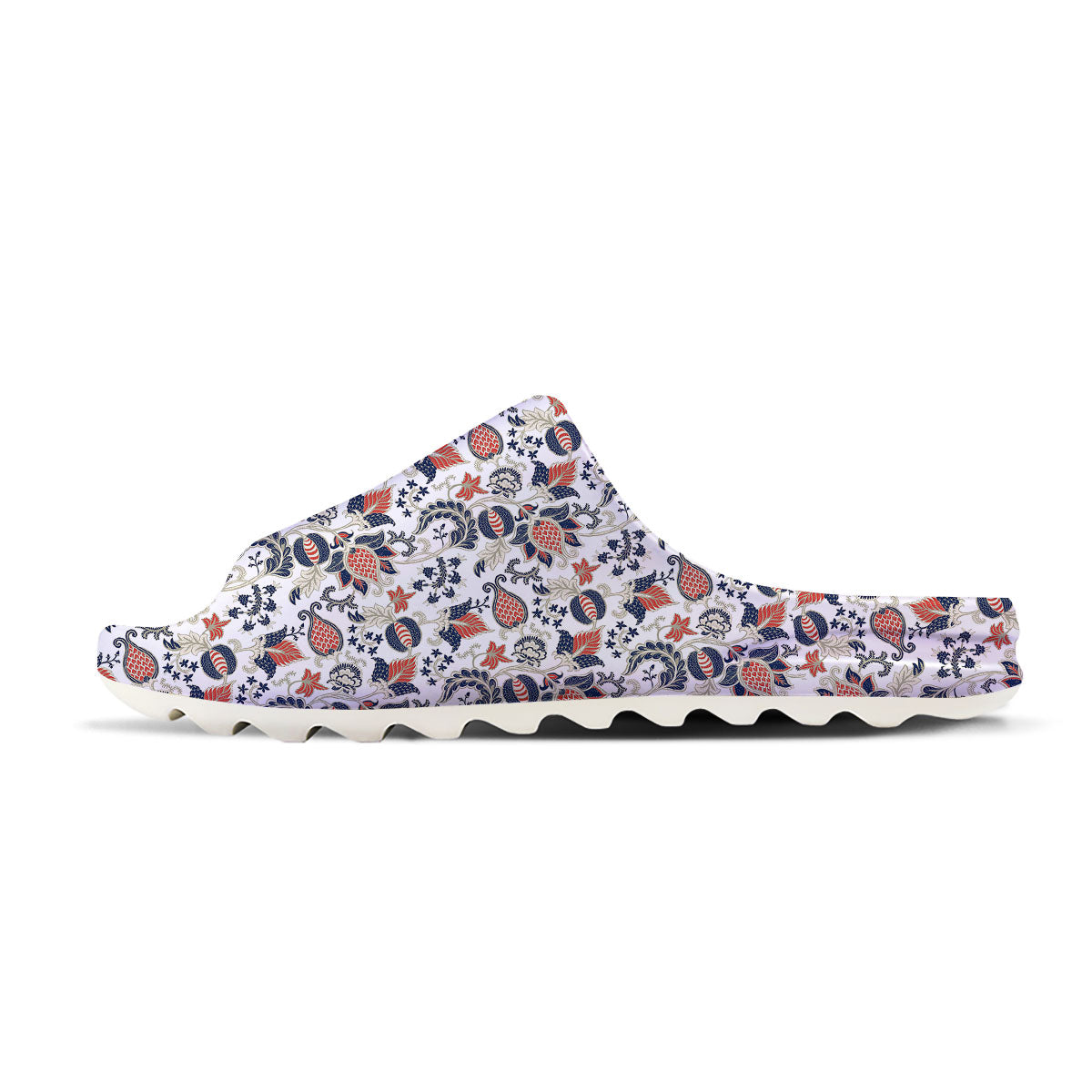 Flower Boho Paisley Print Pattern Sandals-grizzshop
