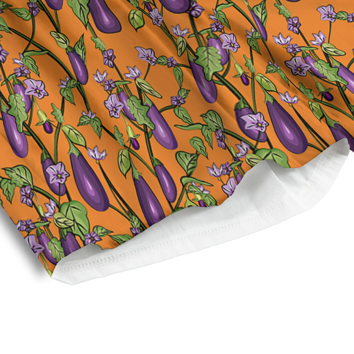 Fried Eggs Lime Green Print Pattern Men's Athletic Shorts