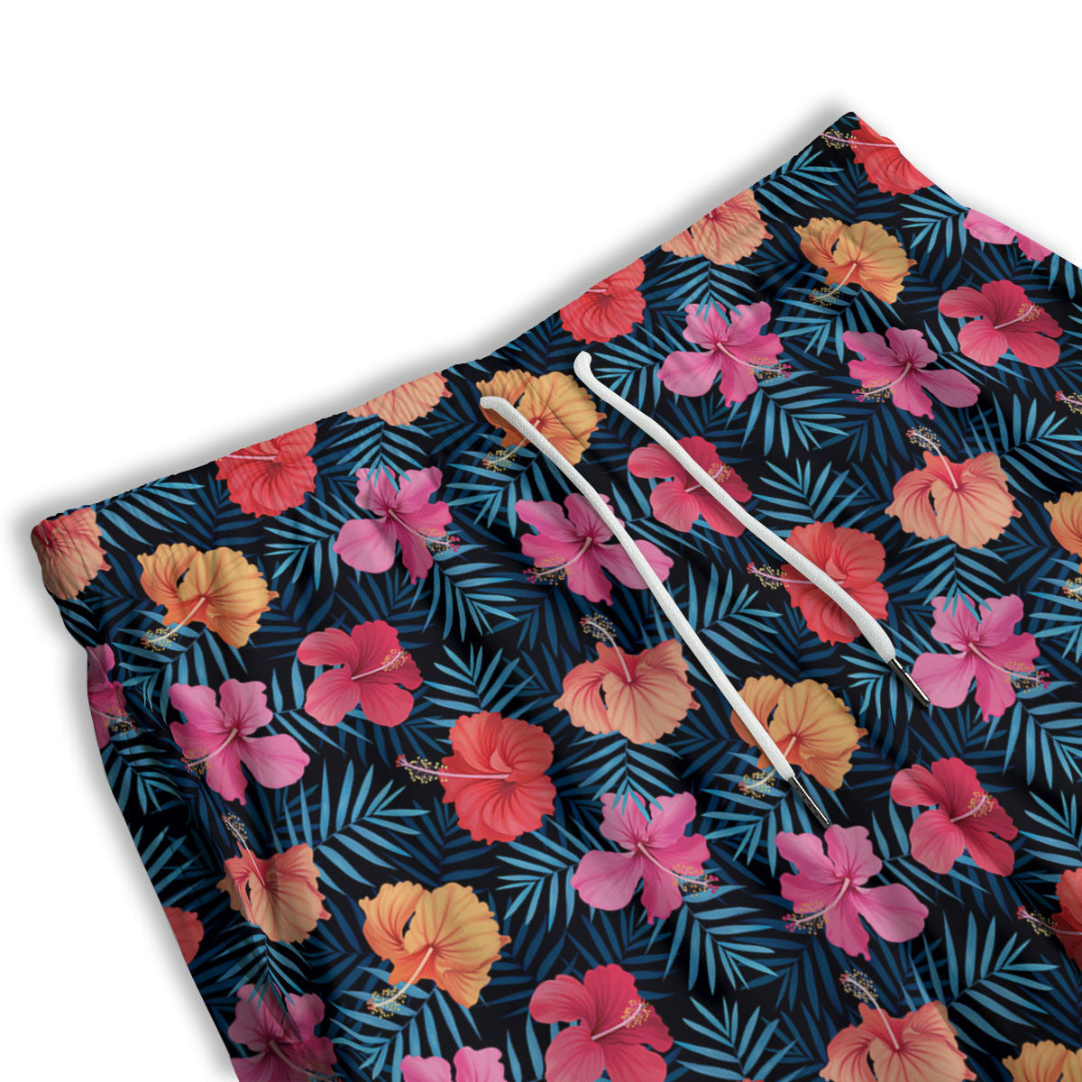 Fuji Mount And Cherry Blossom Print Men's Athletic Shorts