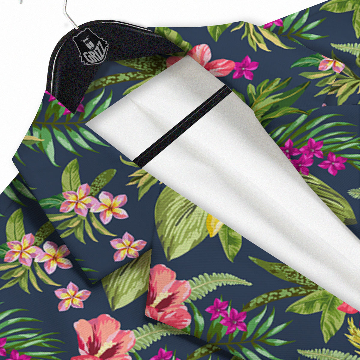 Flowers Hawaii Floral Print Pattern Men's Sport Coat-grizzshop