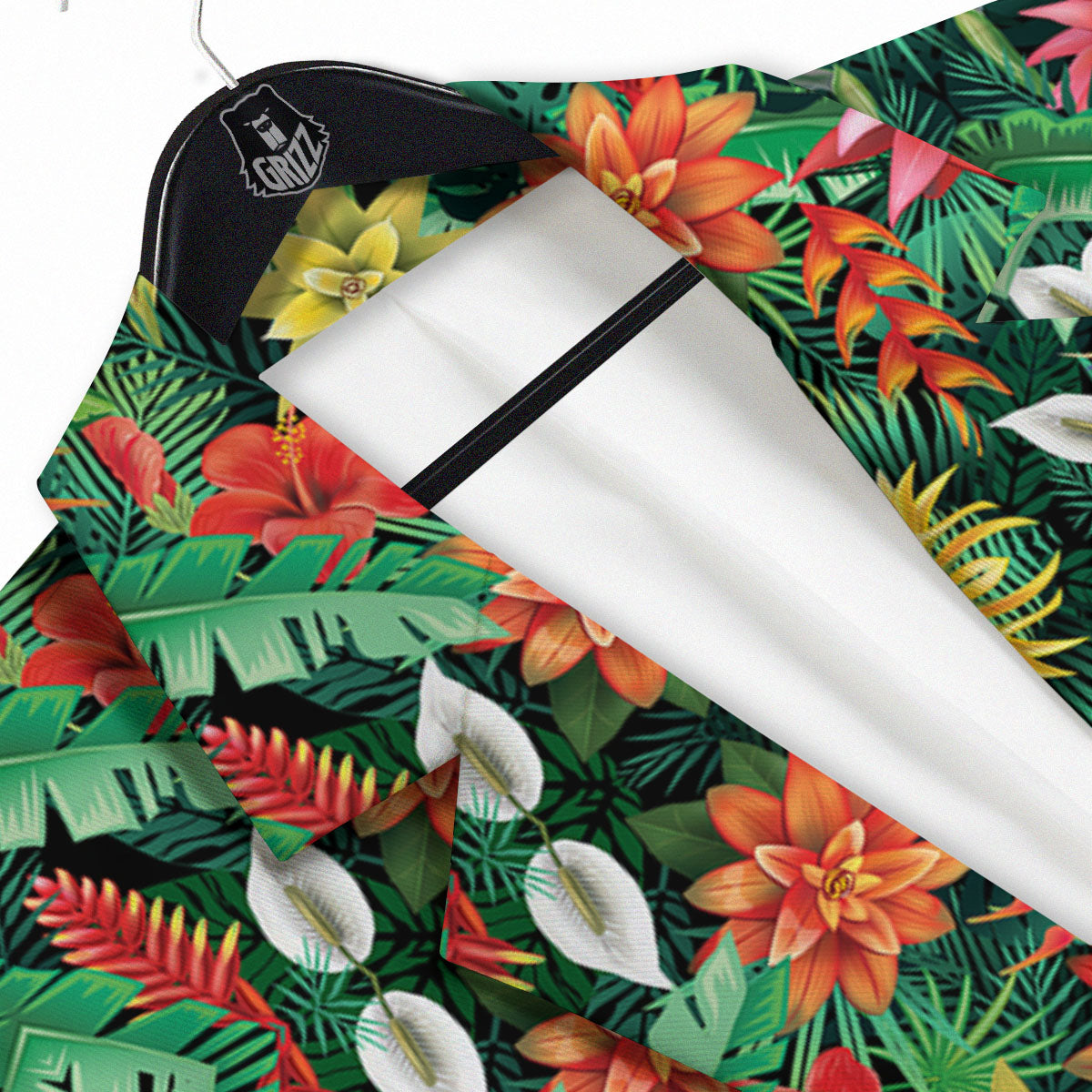 Flowers Hawaiian Floral Print Pattern Men's Sport Coat-grizzshop