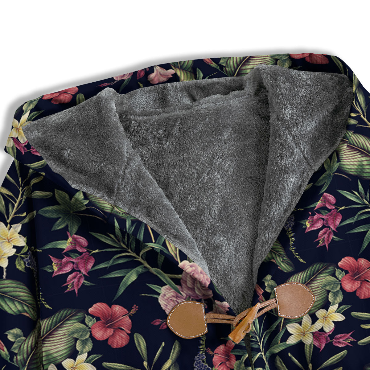 Flowers Hawaiian Tropical Print Pattern Men's Windbreaker Jacket-grizzshop