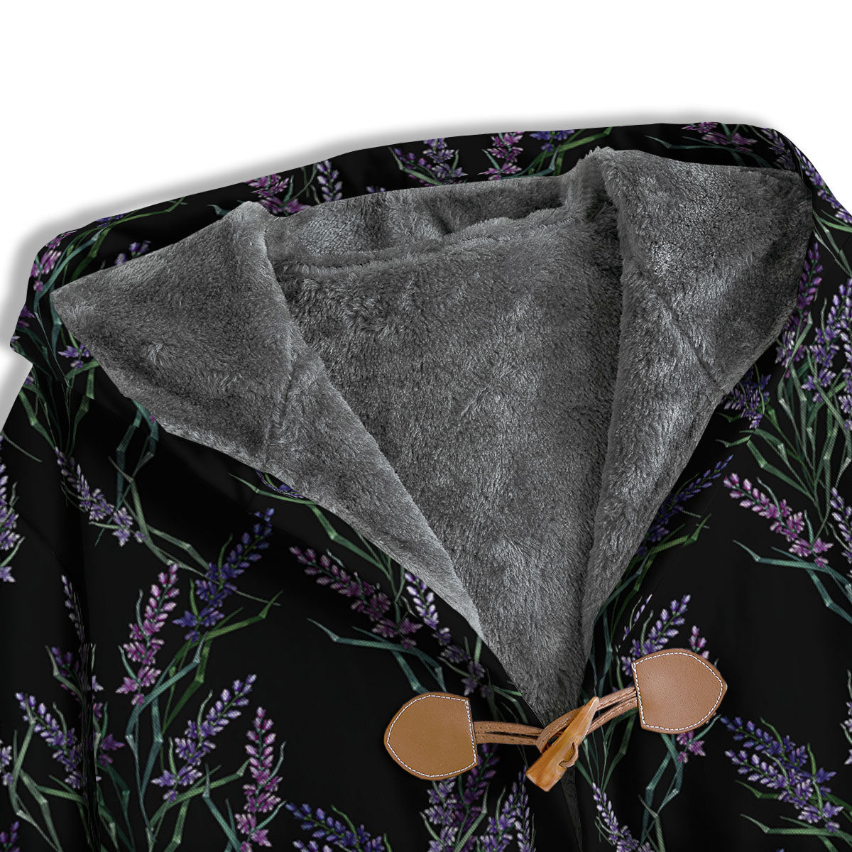 Flowers Lavender Print Pattern Men's Windbreaker Jacket-grizzshop