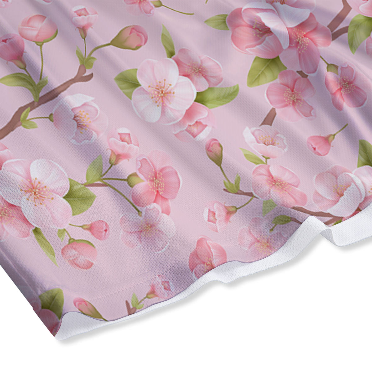 Flowers Pink Print Pattern Mesh Shorts-grizzshop