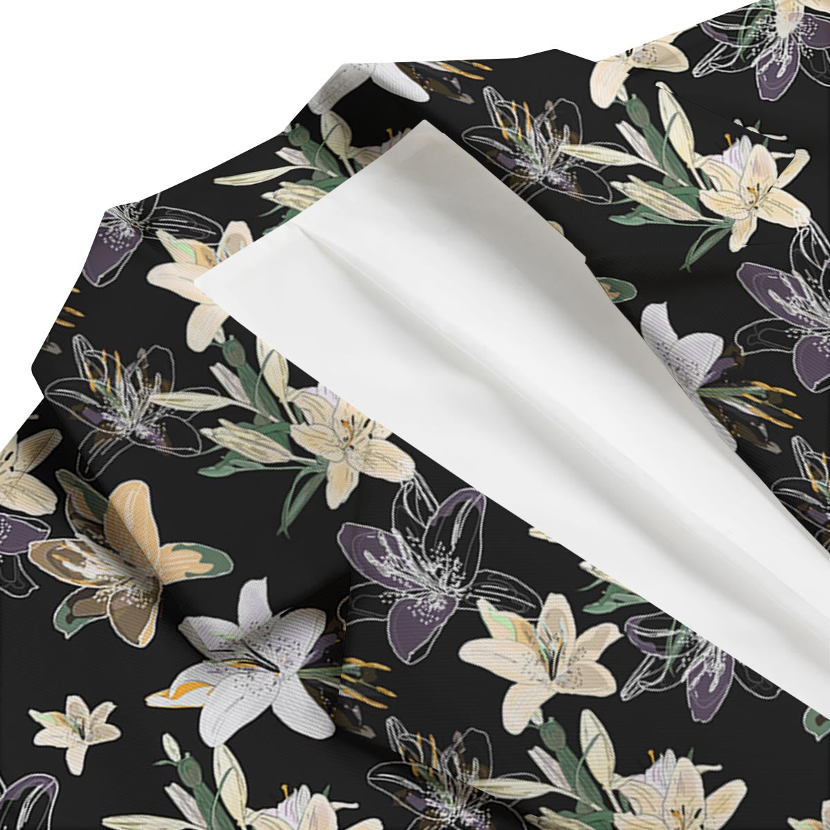 Flowers Spring Lily Print Pattern Men's Blazer-grizzshop
