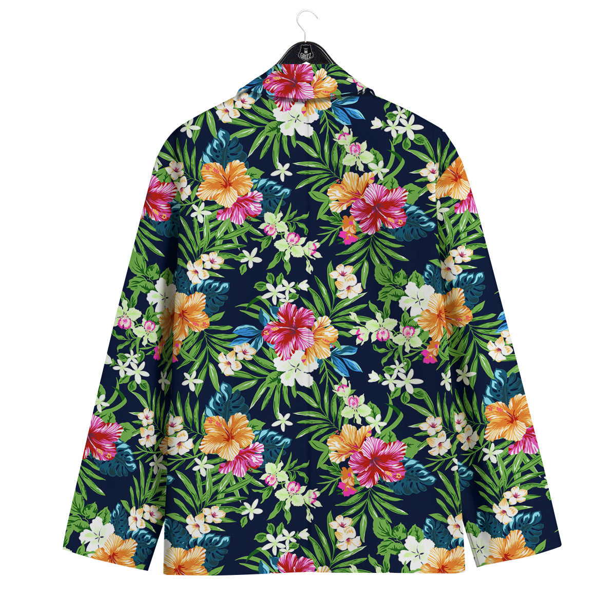 Flowers Tropical Print Pattern Men's Sport Coat-grizzshop