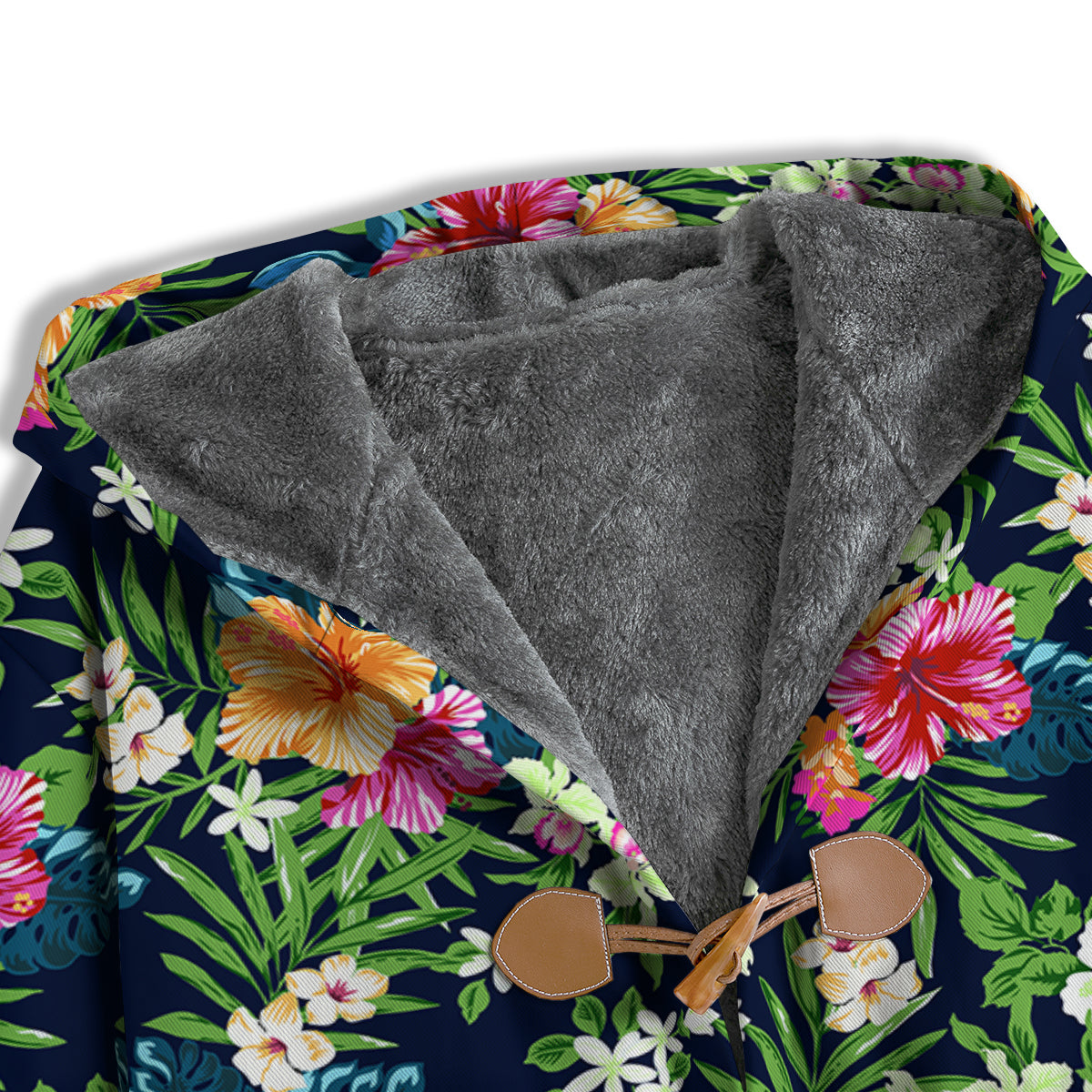 Flowers Tropical Print Pattern Men's Windbreaker Jacket-grizzshop