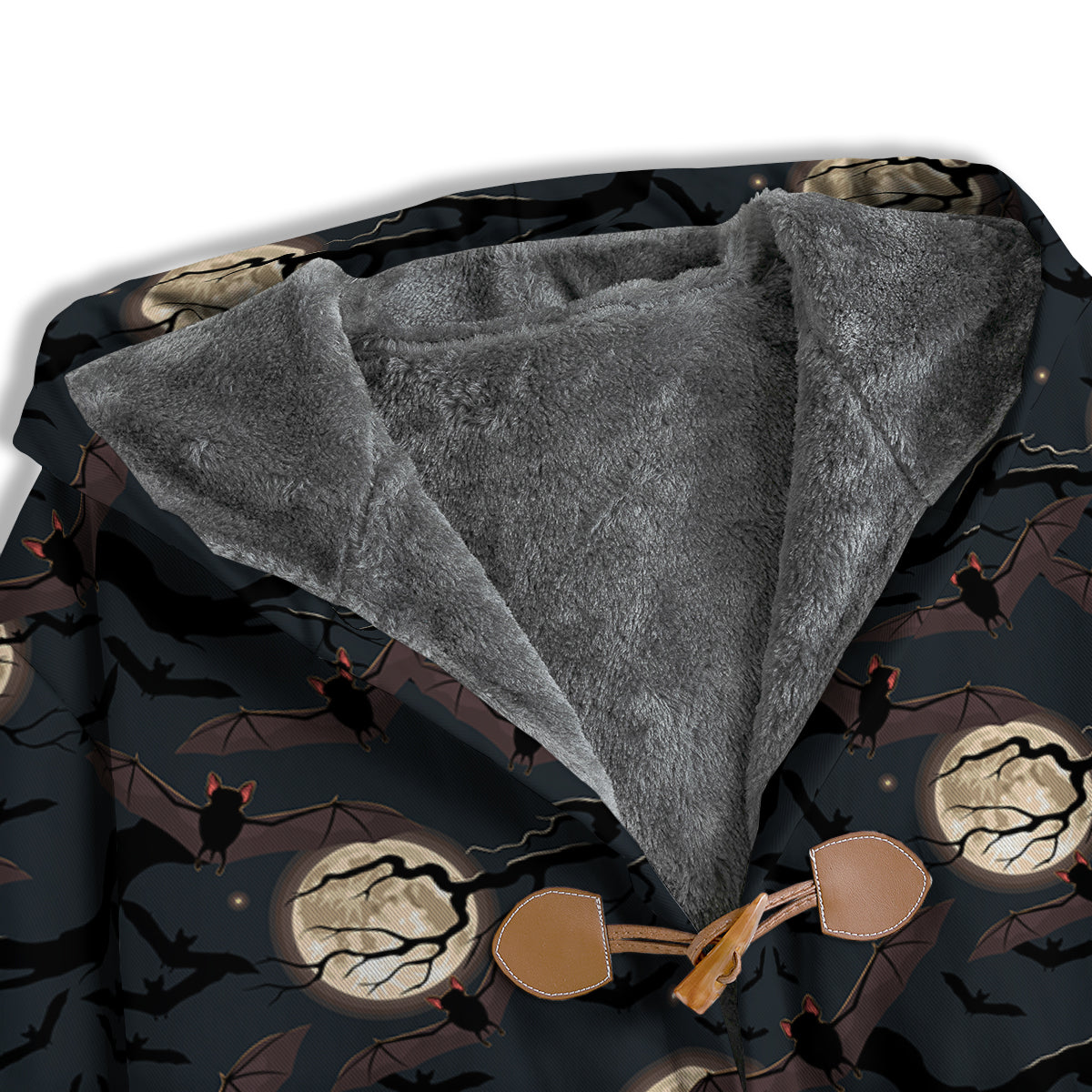 Flying Bat In The Moonlight Print Pattern Men's Windbreaker Jacket-grizzshop