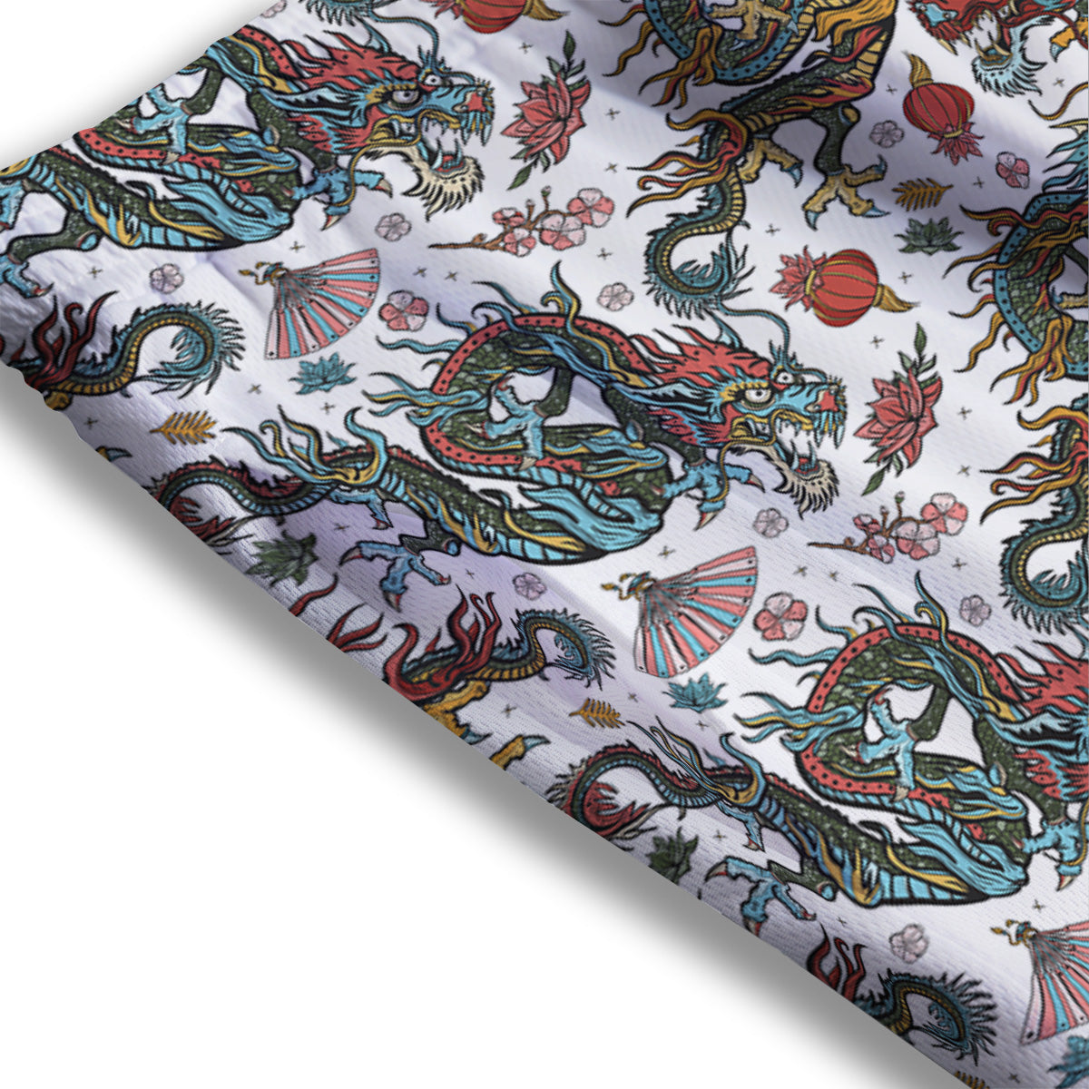 Hyperspace Galaxy Print Mesh Shorts