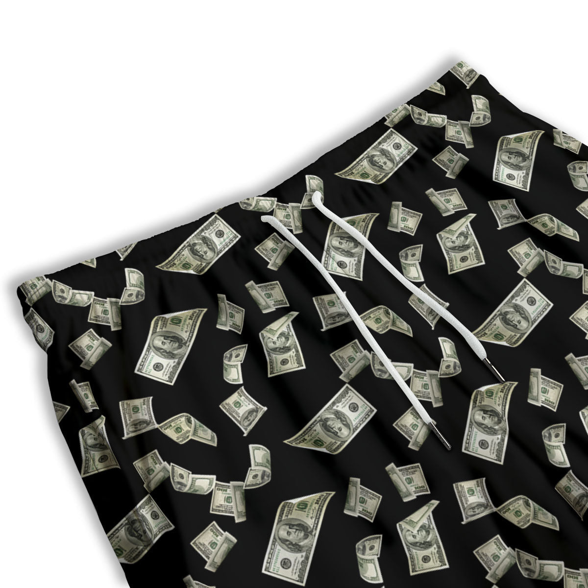 Geometric Cubic Pastel Print Men's Athletic Shorts