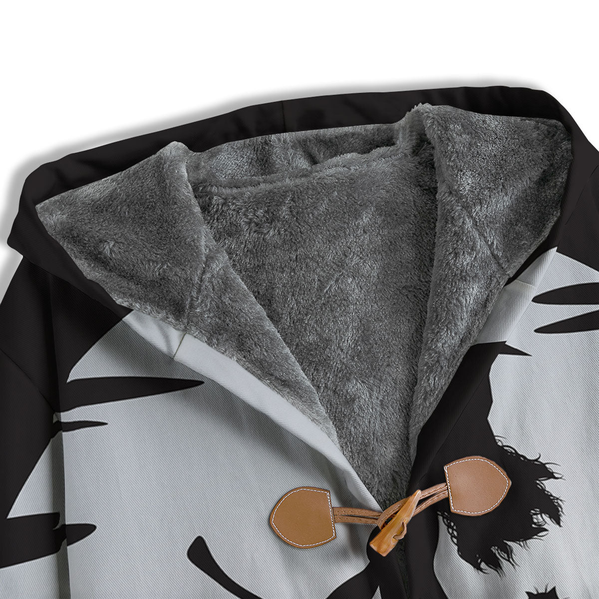 Flying Witch Cat Halloween Print Men's Windbreaker Jacket-grizzshop