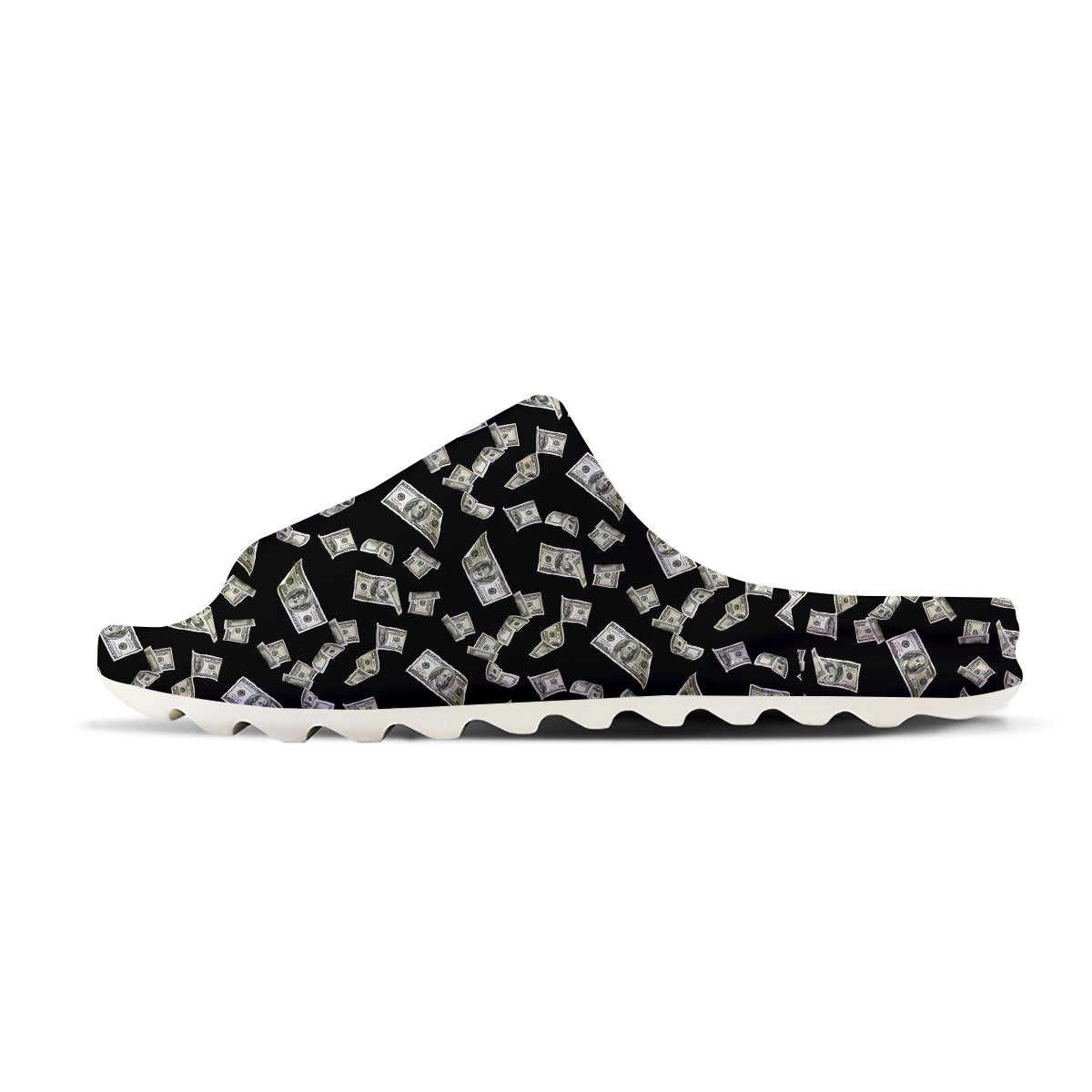 Flying US Dollar Money Print Sandals-grizzshop