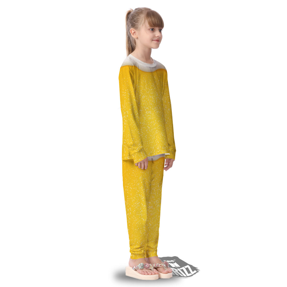 Foam And Beer Print Kid's Pajamas-grizzshop