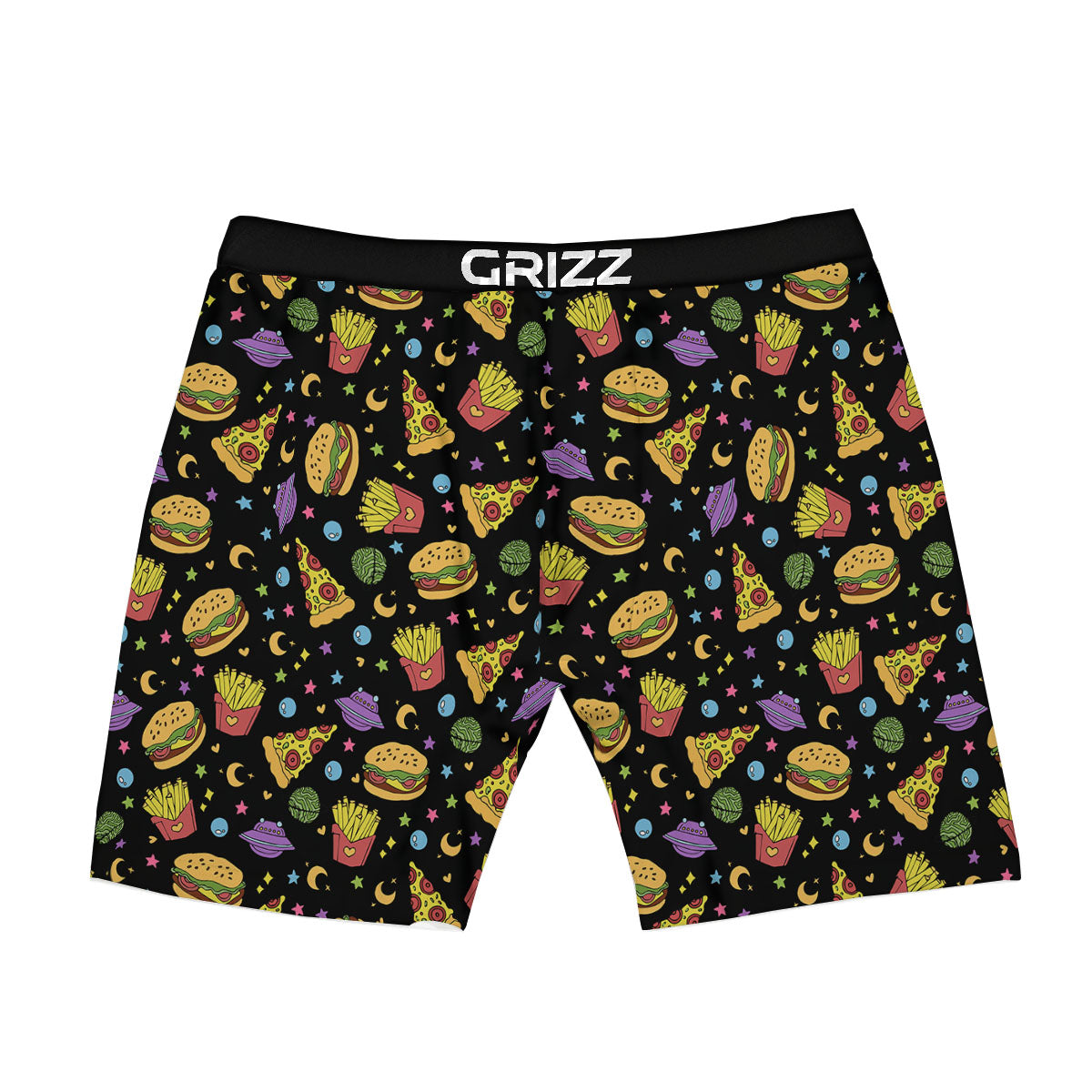 Food Planets Print Pattern Boxer Briefs-grizzshop