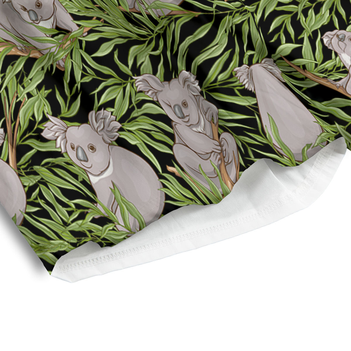 Forest Koala Print Pattern Men's Athletic Shorts