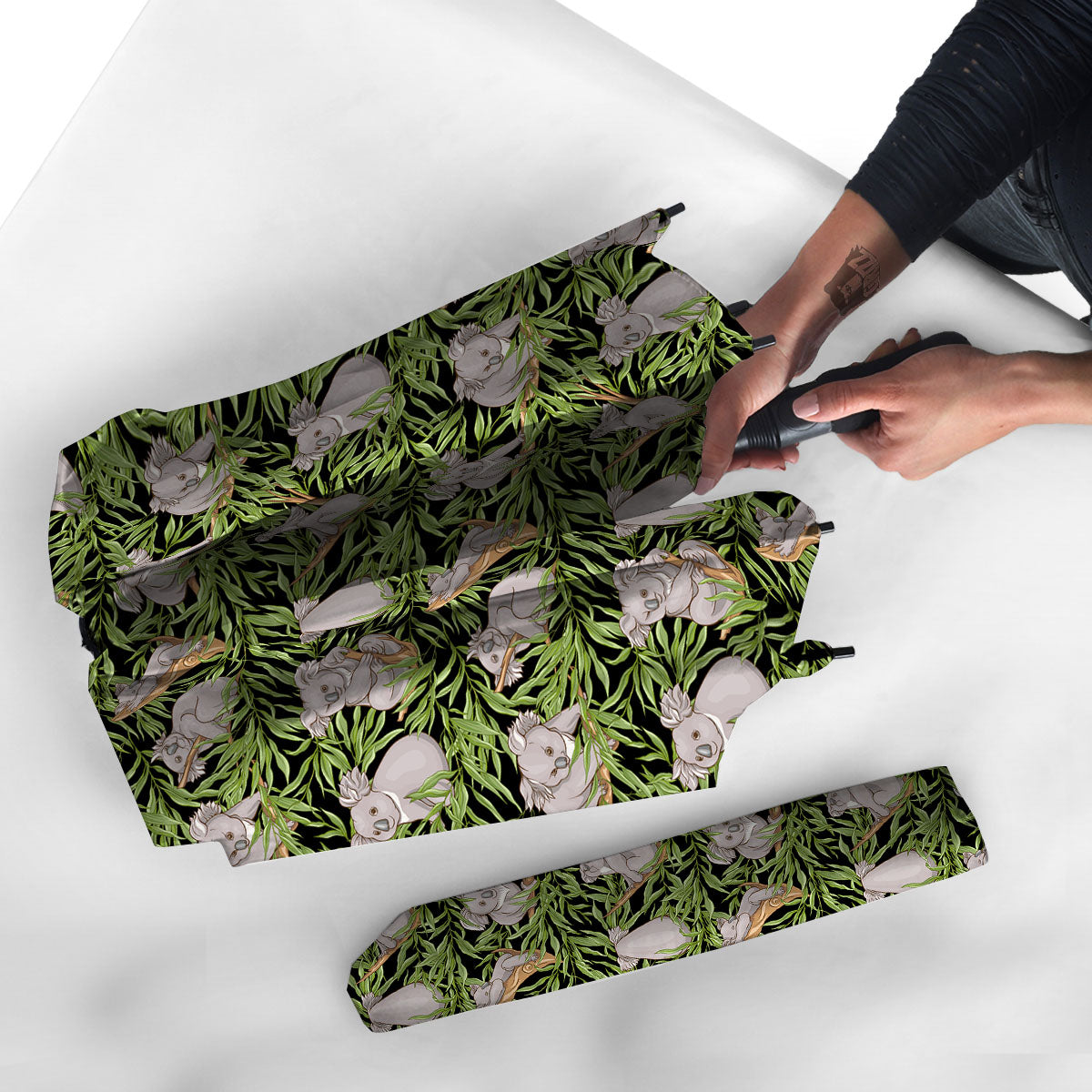 Forest Koala Print Pattern Umbrella-grizzshop
