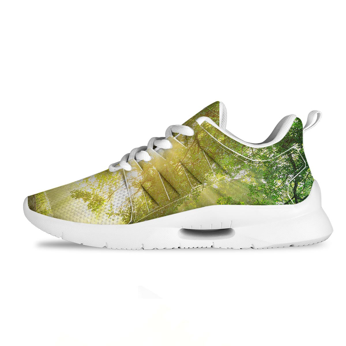 Forest Sunrise Print Tennis Shoes-grizzshop