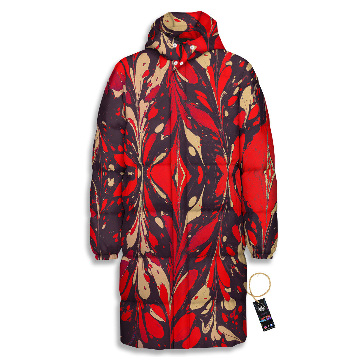 Psychedelic Print Pattern Men's Bomber Jacket