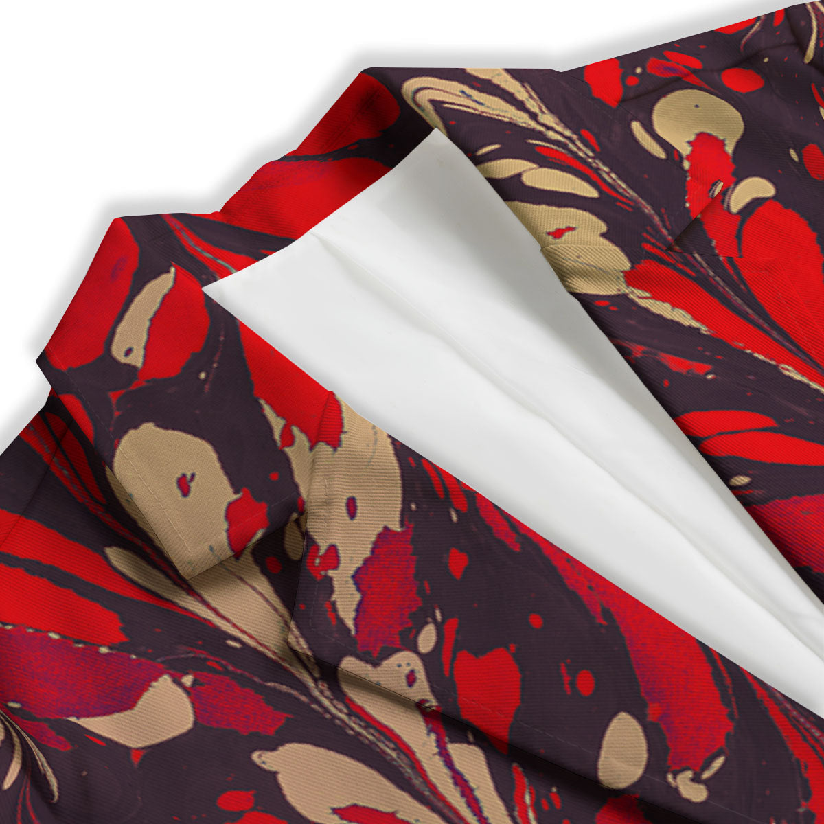 Formed Psychedelic Print Pattern Women's Blazer-grizzshop