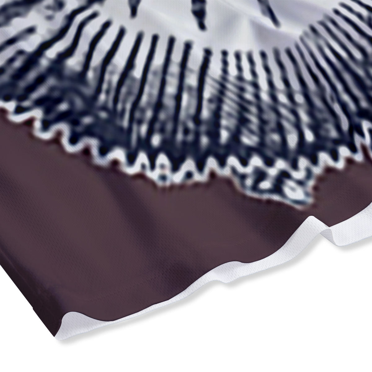 Fossil Ammonite Shell Print Mesh Shorts-grizzshop