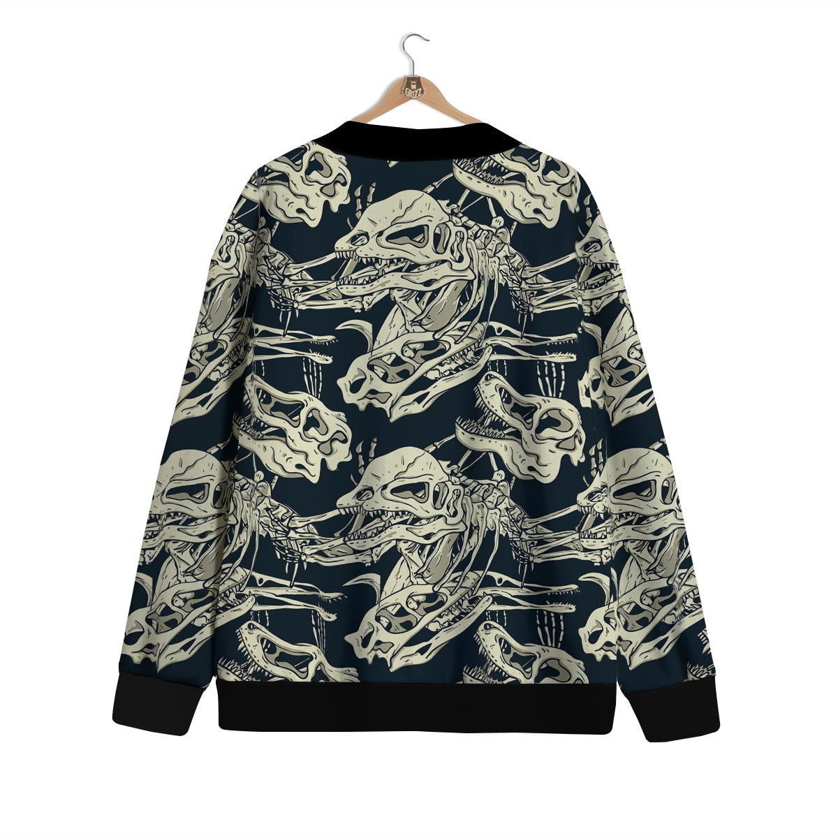 Fossil Dino And T Rex Print Pattern Cardigan-grizzshop