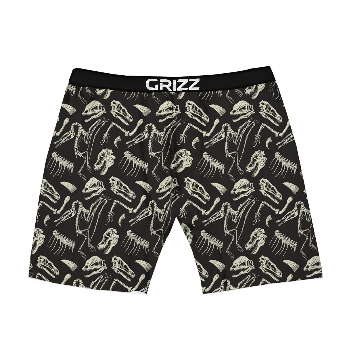 Fossil Dinosaur Monochrome Print Pattern Boxer Briefs-grizzshop
