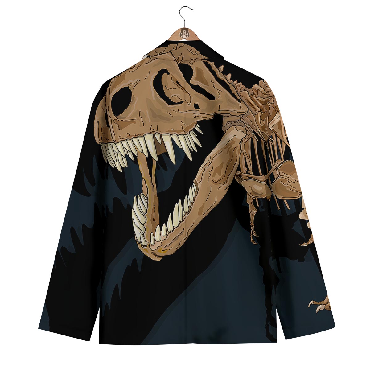 Fossil T-Rex Print Men's Blazer-grizzshop