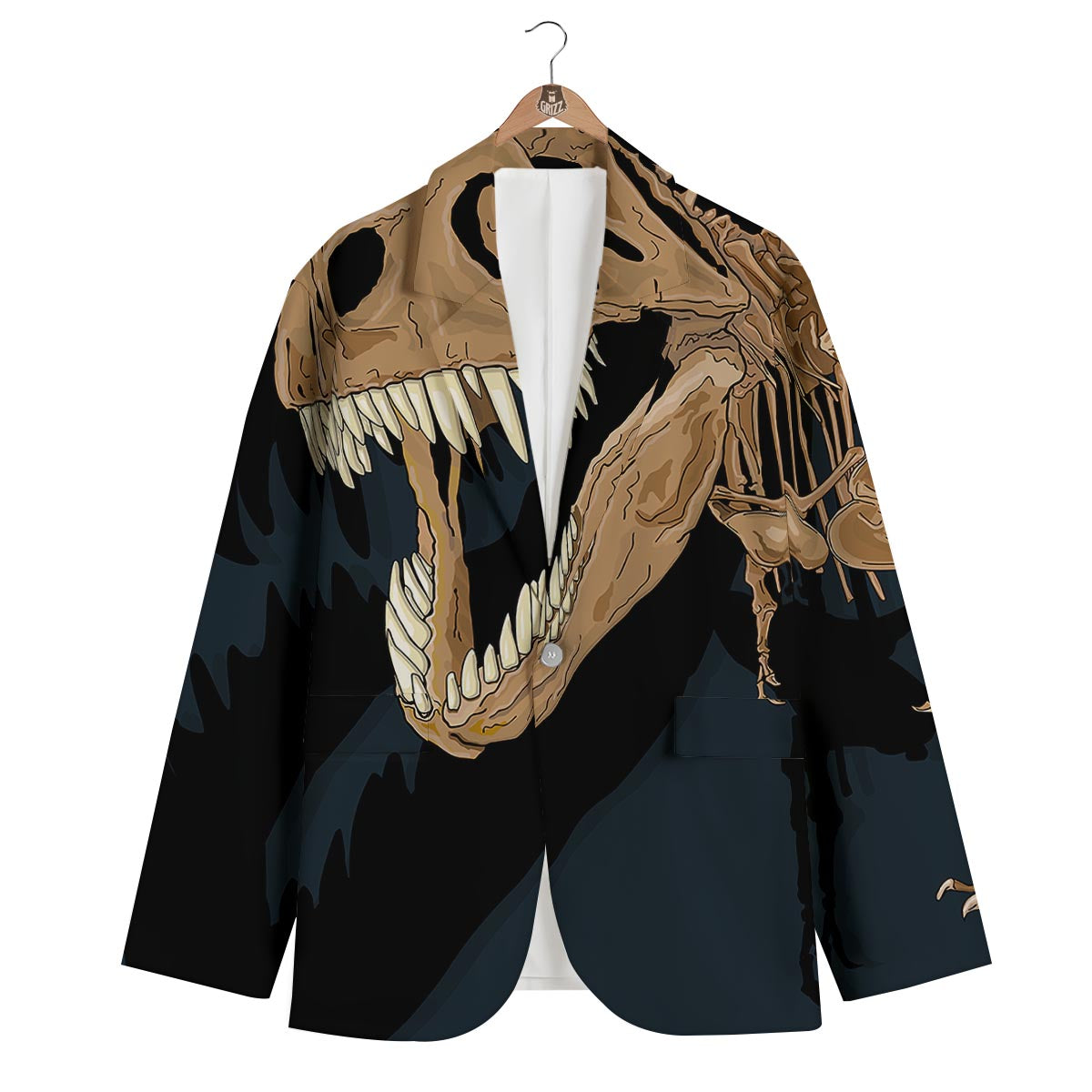Fossil T-Rex Print Men's Blazer-grizzshop