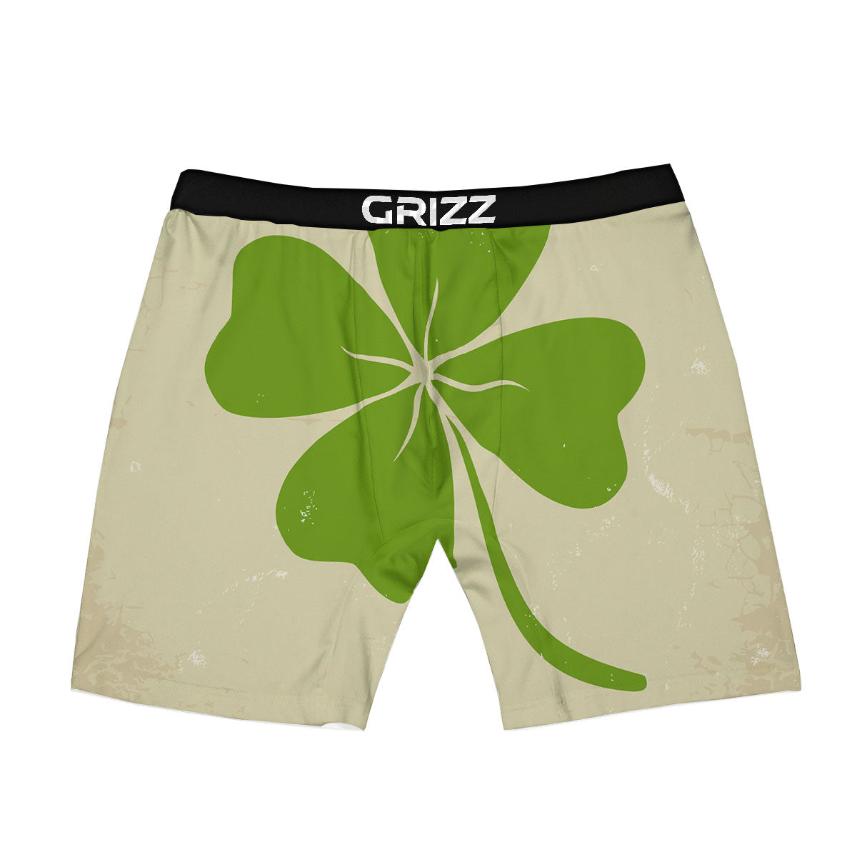 Four Leaf Clovers Irish Print Boxer Briefs-grizzshop