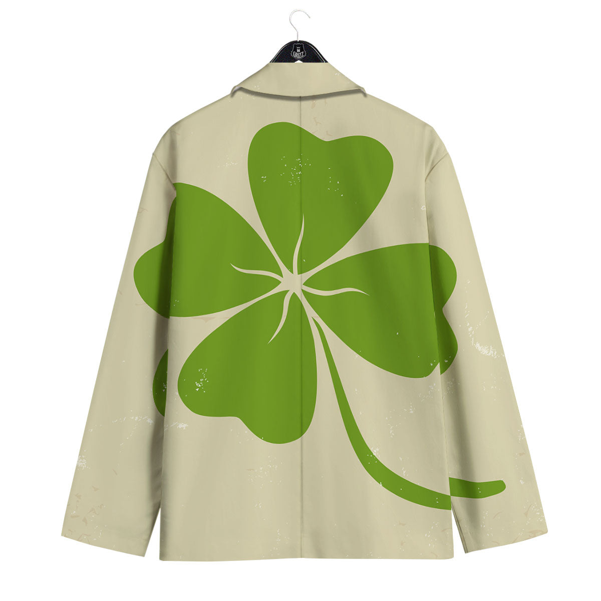 Four Leaf Clovers Irish Print Men's Sport Coat-grizzshop
