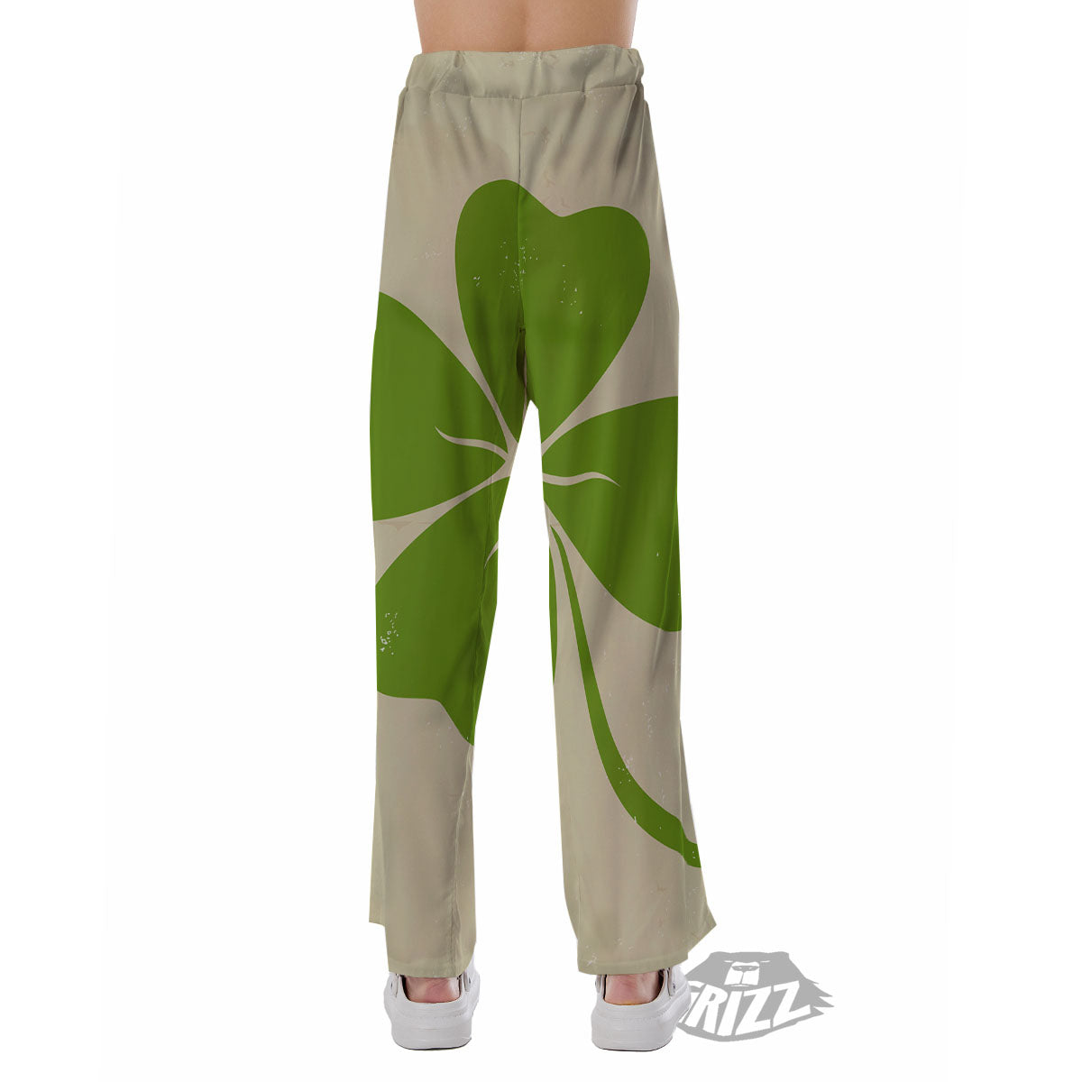 Four Leaf Clovers Irish Print Pajama Pants-grizzshop