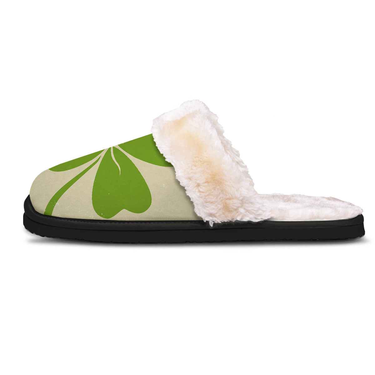 Four Leaf Clovers Irish Print Slippers-grizzshop