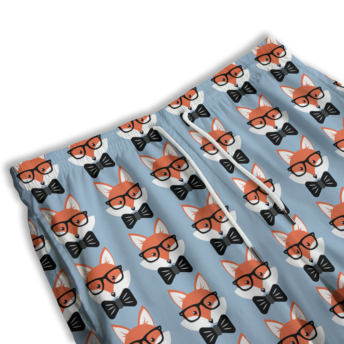 Ghost Halloween Print Pattern Men's Athletic Shorts