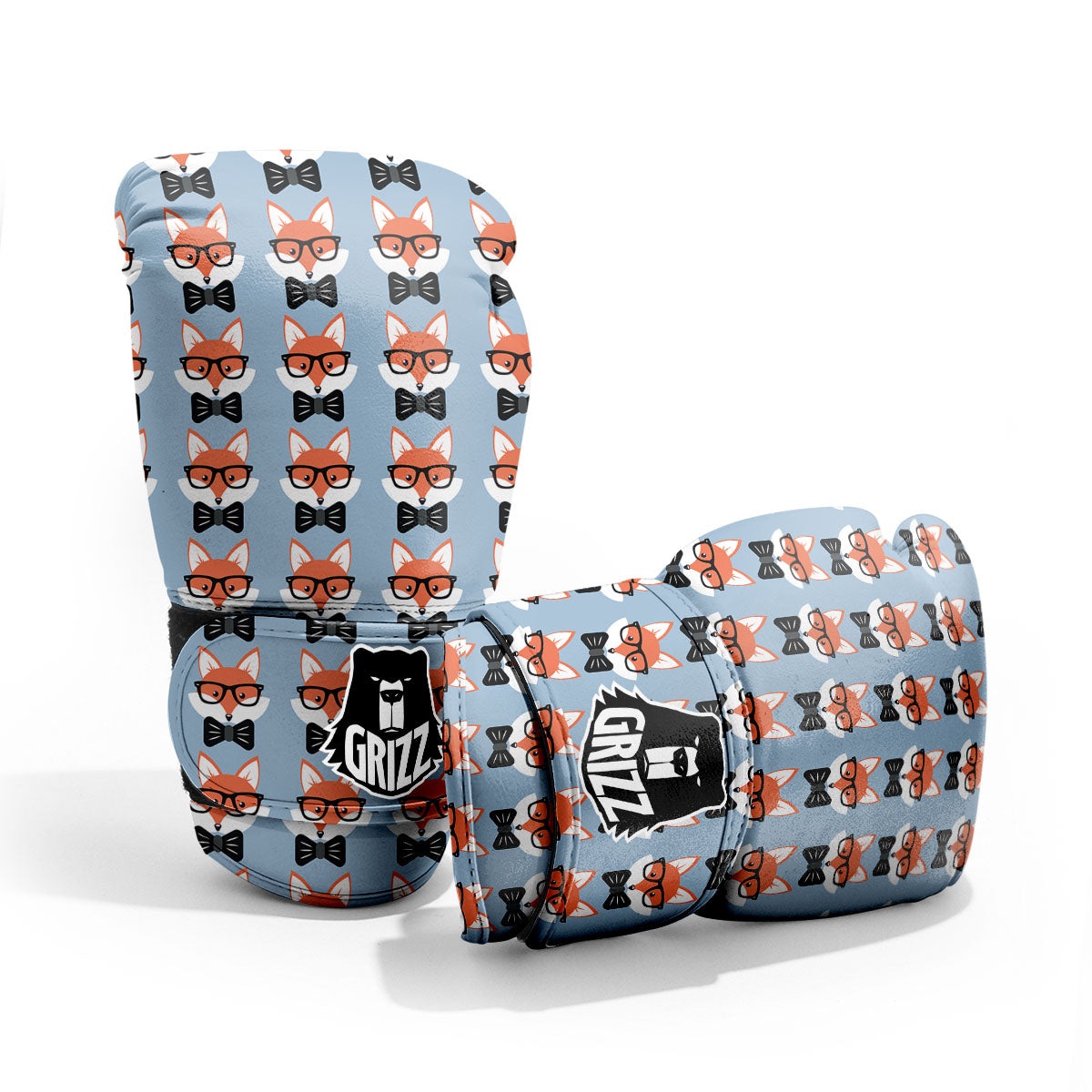 Fox With Glasses Print Pattern Pro Boxing Glove