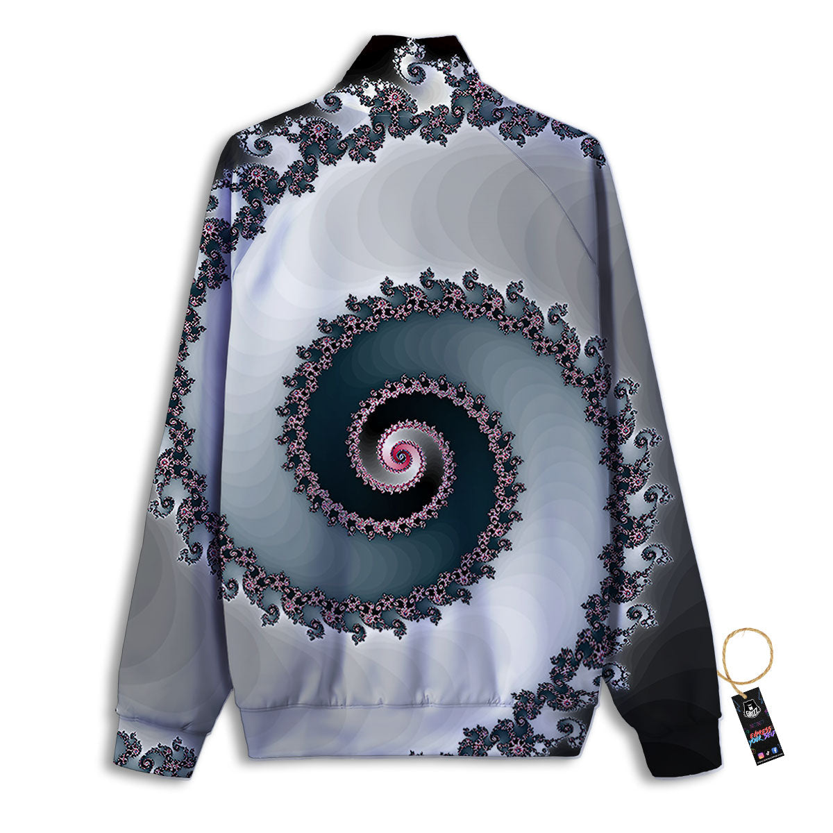 Fractal Infinite Print Track Jacket-grizzshop