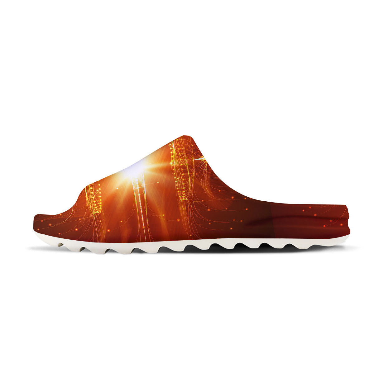 Fractal Light Print Sandals-grizzshop