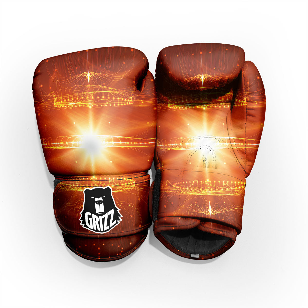 Fractal Light Print Pro Boxing Glove