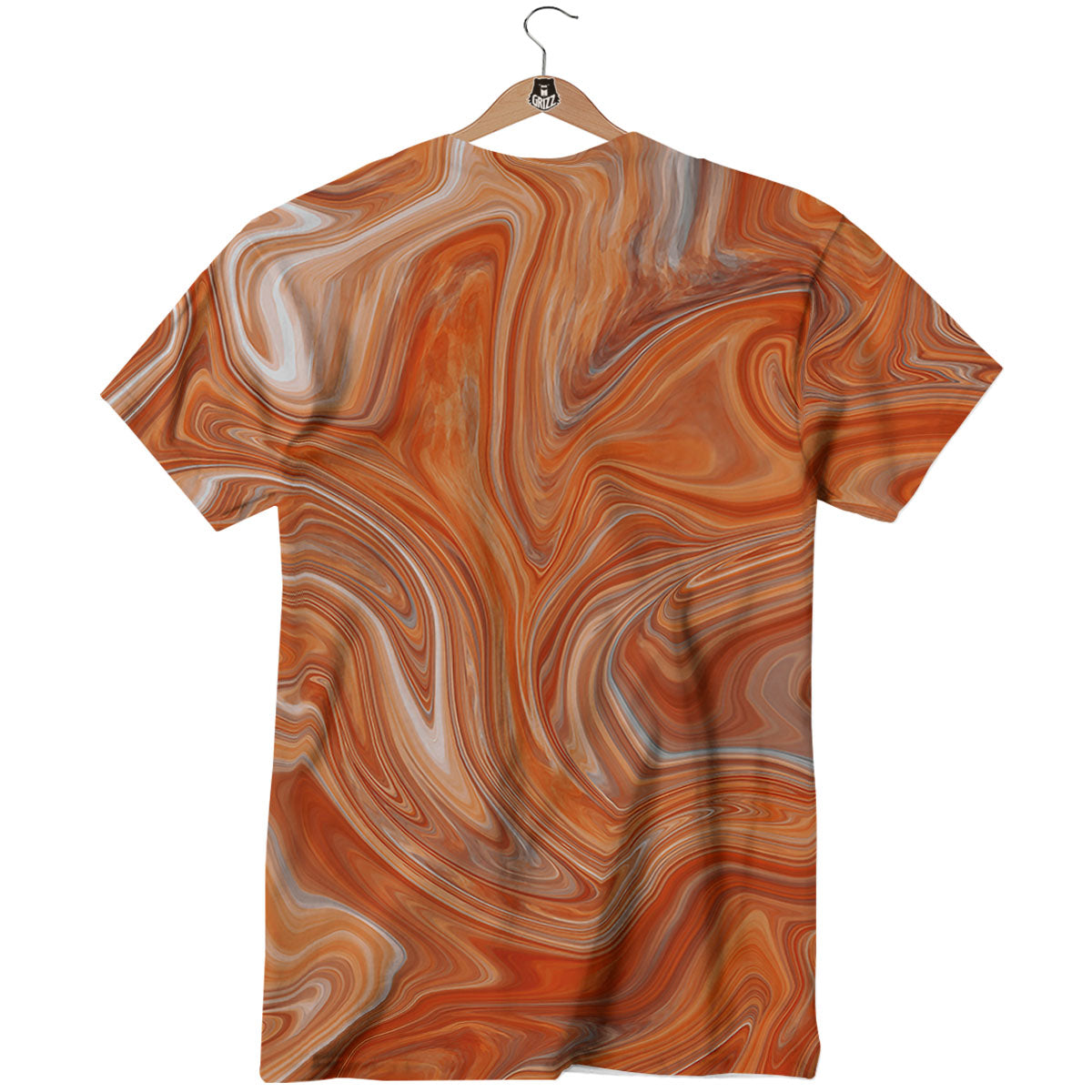 Fractal Psychedelic Trippy Print T-Shirt-grizzshop