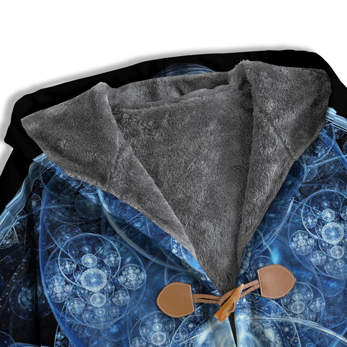 Fractal Steampunk Print Men's Windbreaker Jacket-grizzshop