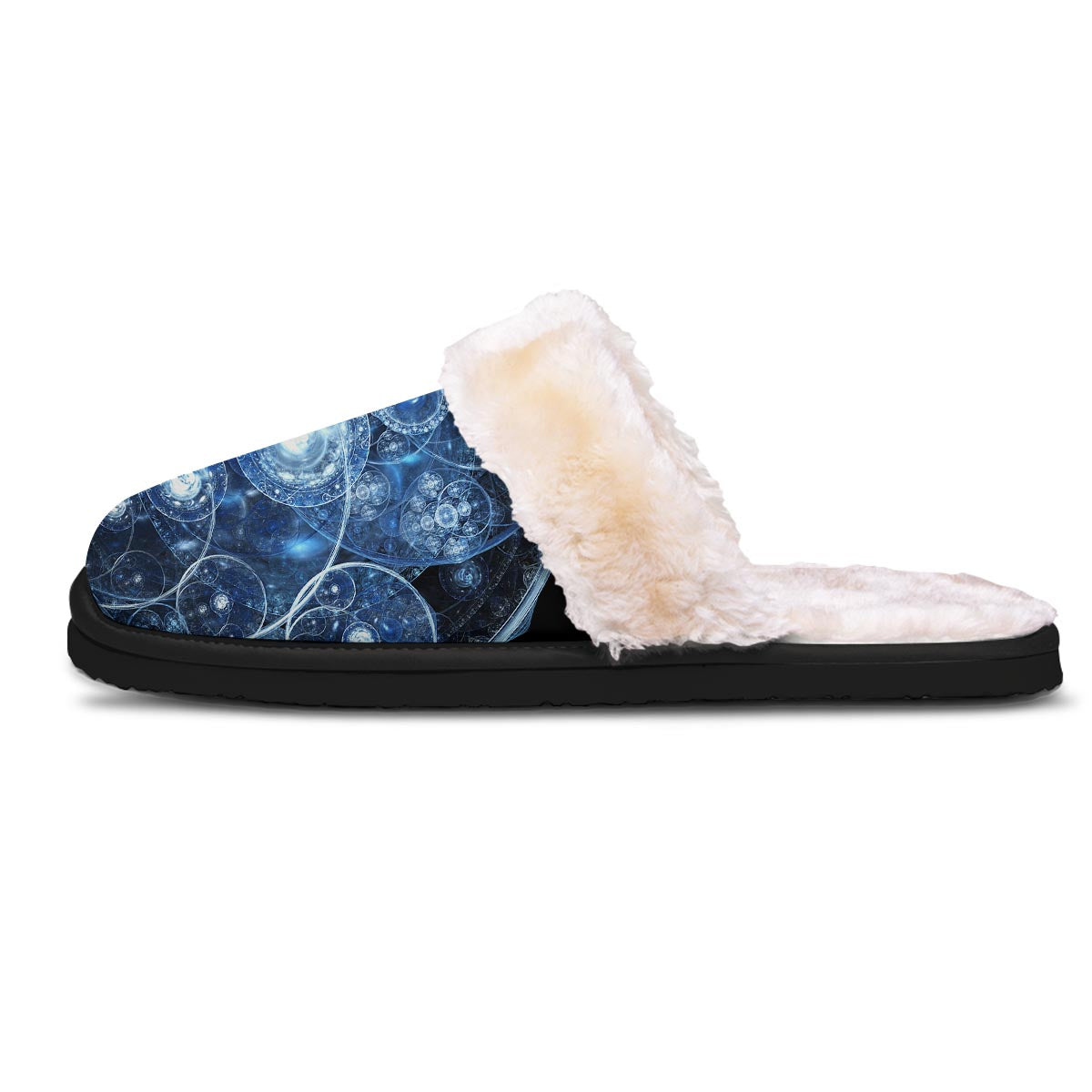 Fractal Steampunk Print Slippers-grizzshop