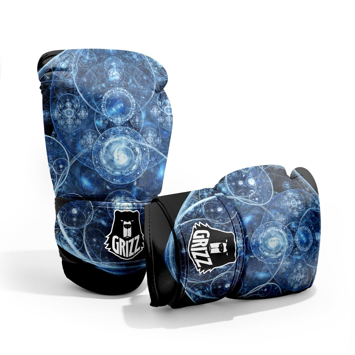 Fractal Steampunk Print Pro Boxing Glove