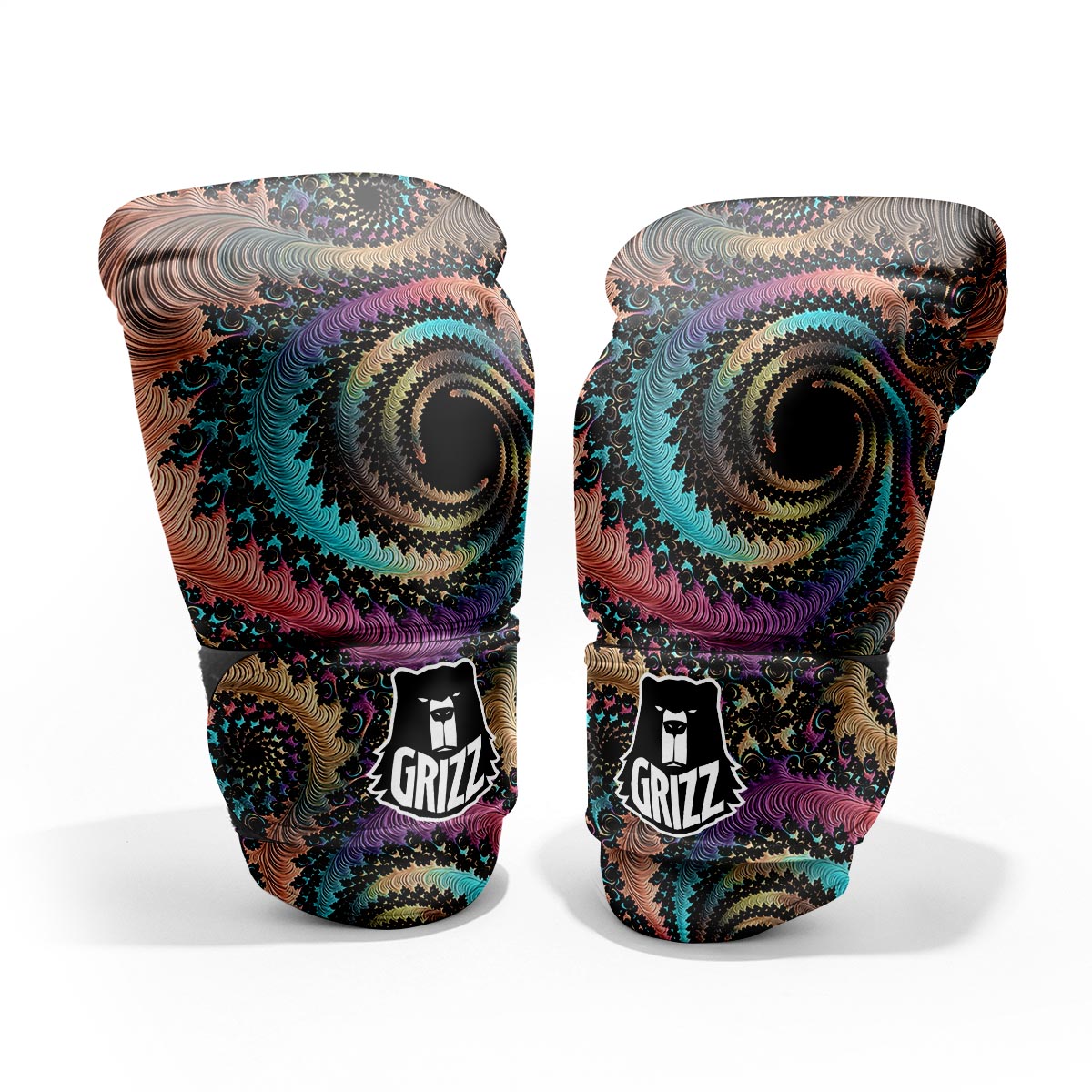 Fractal Trippy Print Pro Boxing Glove