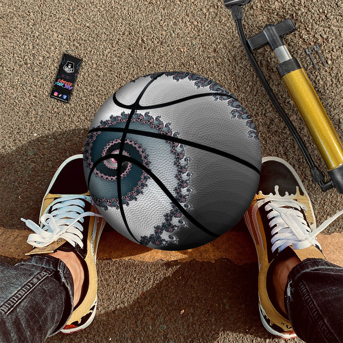 Fractal Infinite Print Basketball