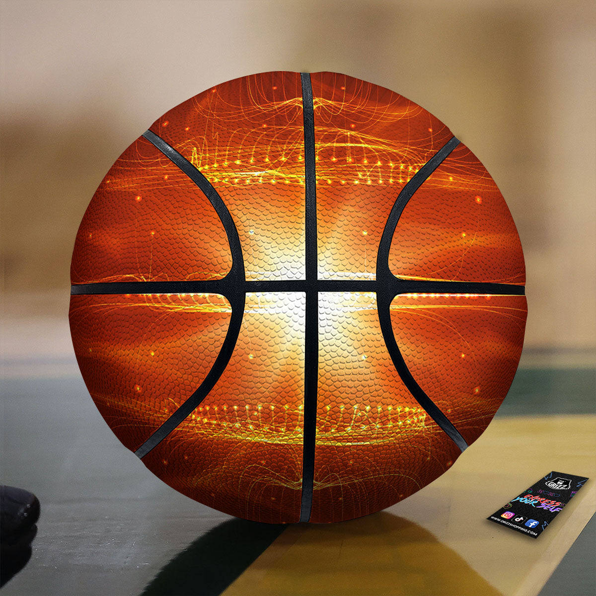Fractal Light Print Basketball