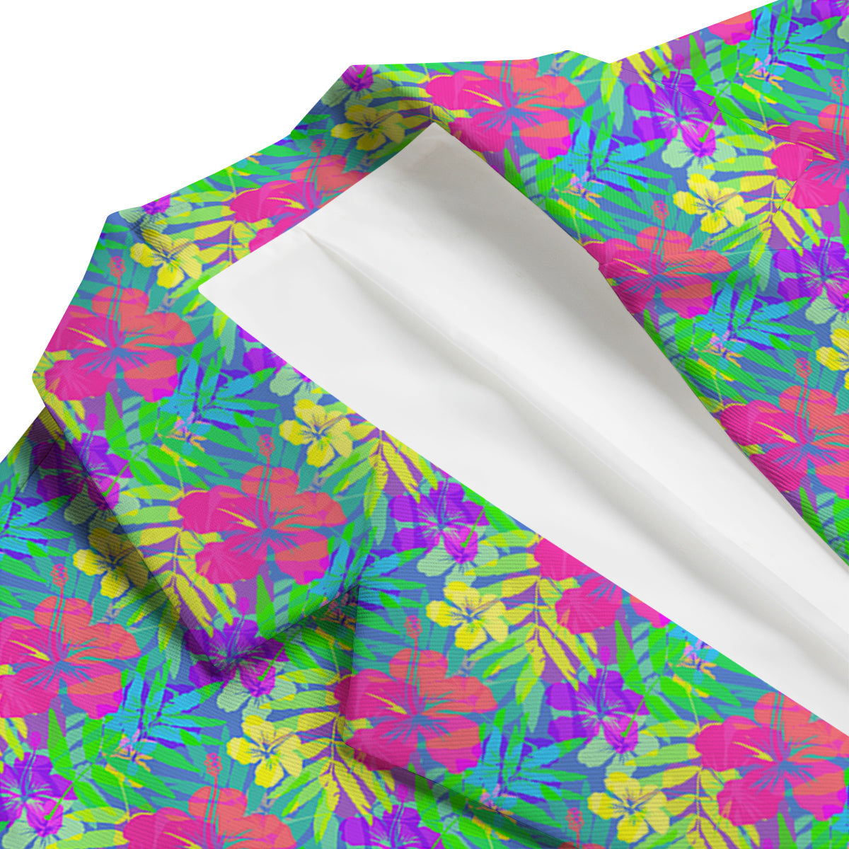 Frangipani Colorful Print Pattern Men's Blazer-grizzshop