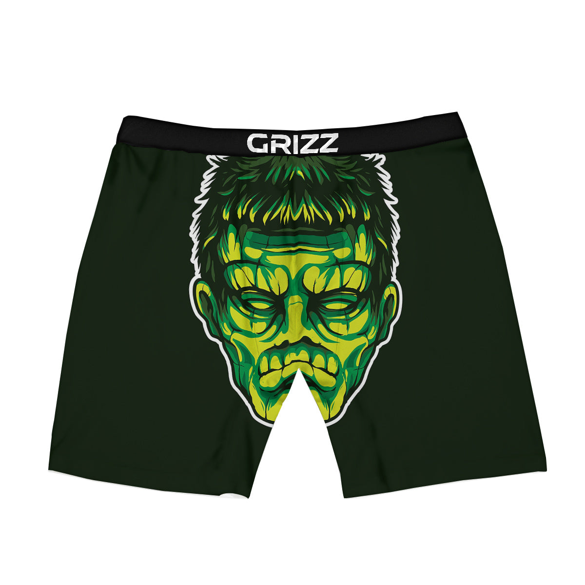 Frankenstein Cartoon Print Boxer Briefs-grizzshop